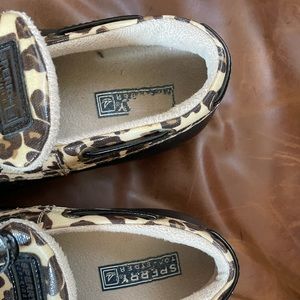 Sperry Cormorant Waterproof Duck Shoes Leopard